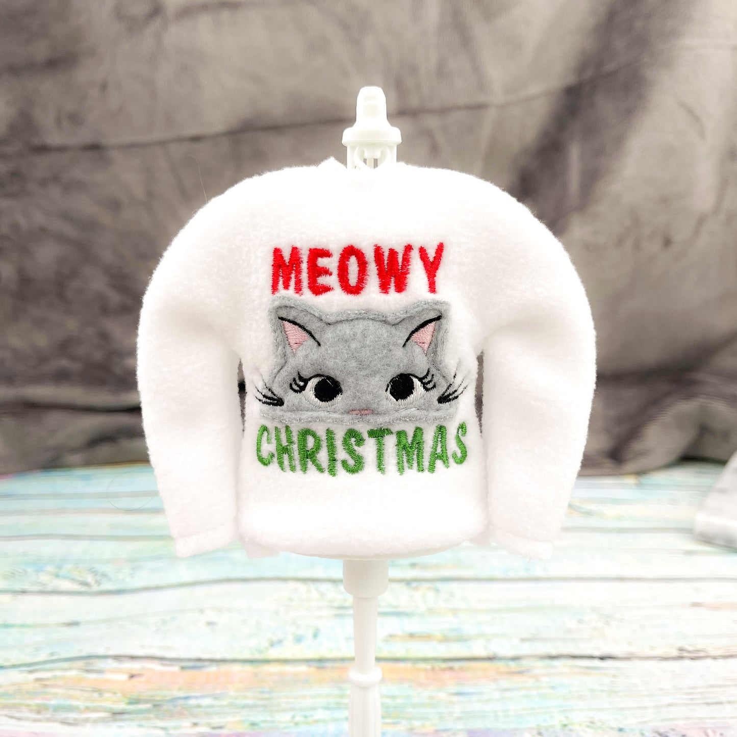 Meowy Christmas Elf Sweater