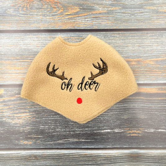 Oh Deer Elf Poncho