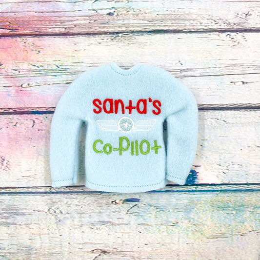 Santa's Co-Pilot Elf Sweater