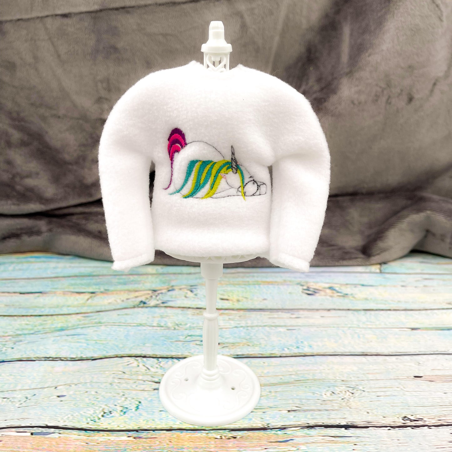 Sleeping Unicorn Elf Sweater