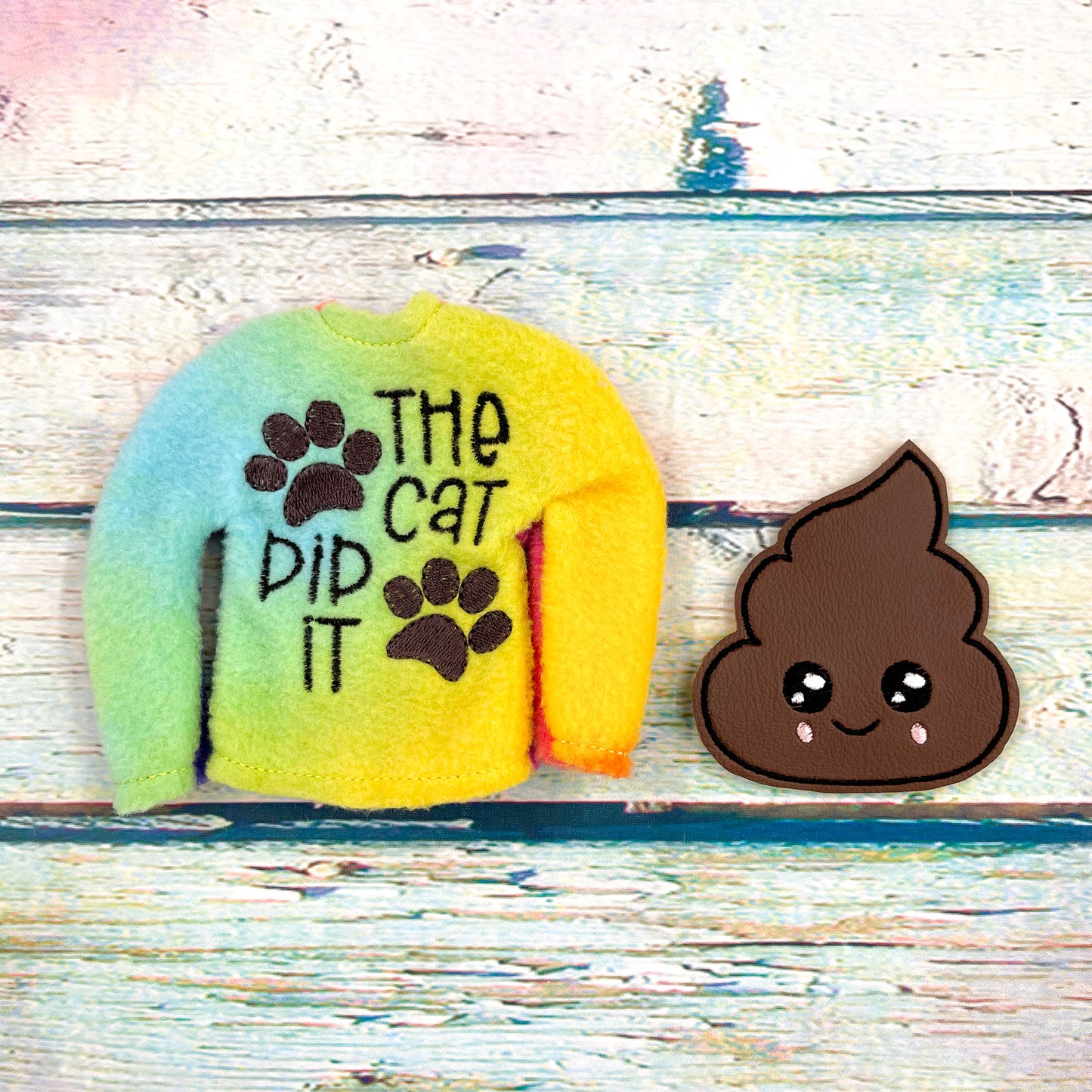 The Cat Did It Elf Sweater