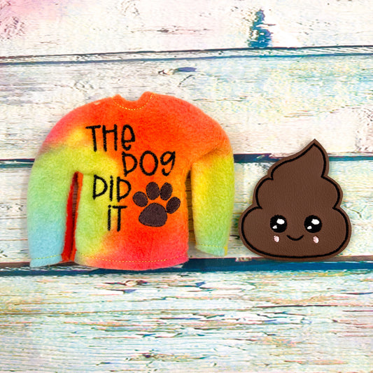 The Dog Did It Elf Sweater