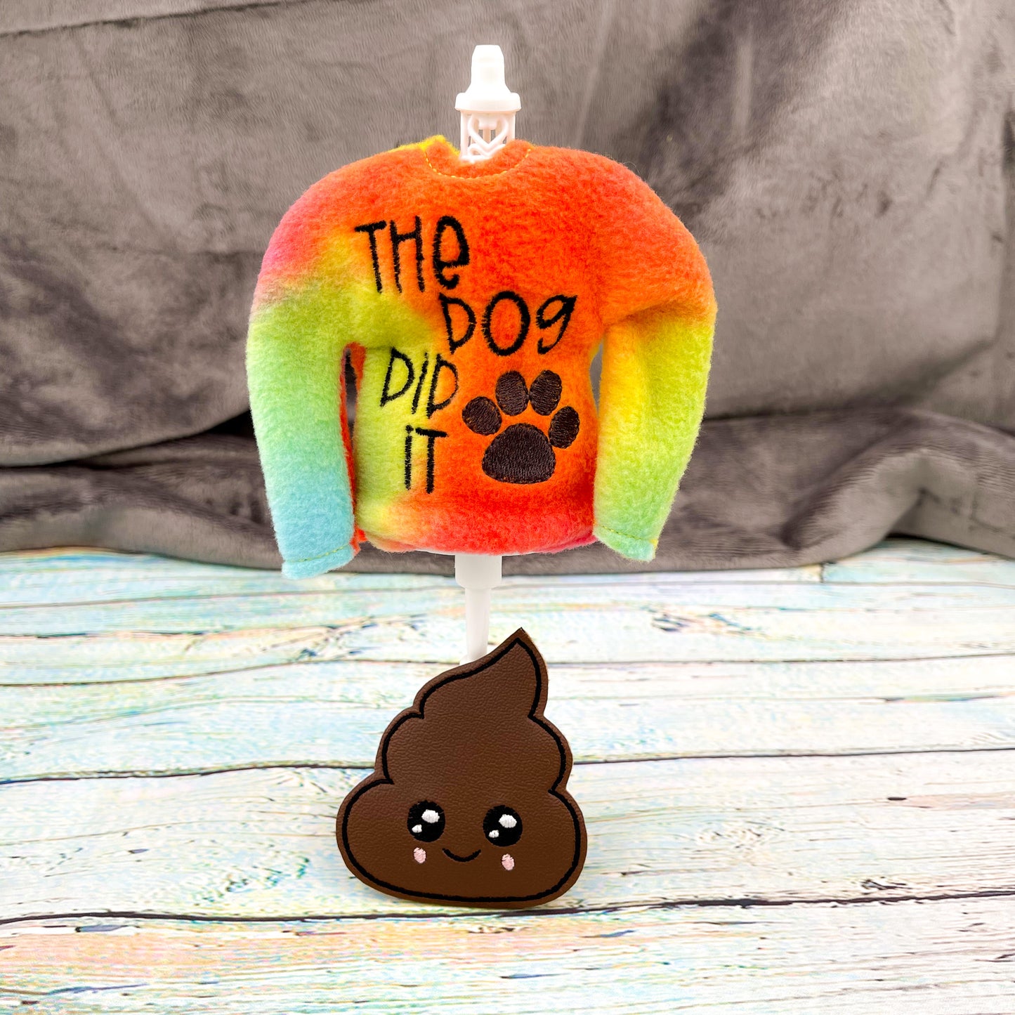 The Dog Did It Elf Sweater