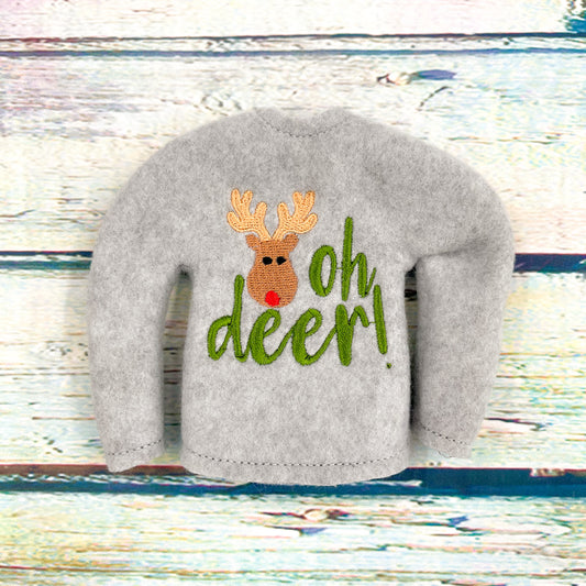 Oh Deer Elf Sweater